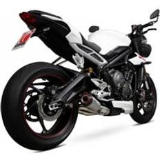 Exhaust Systems Scorpion Red Power Silencer Stainless Steel Sleeve