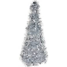 Clayre & Eef Silberfarbig Kunststoff Weihnachtsbaum