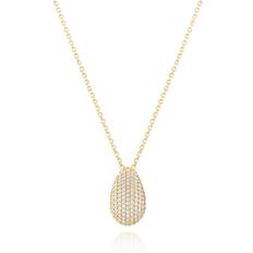 Sif Jakobs Goccia Altro Necklace Guld Vita zirkoner