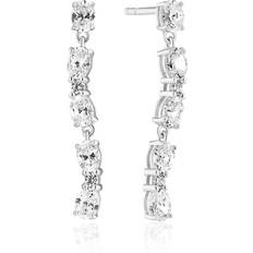 Sif Jakobs Ellera Ovale Sette Earrings Silver