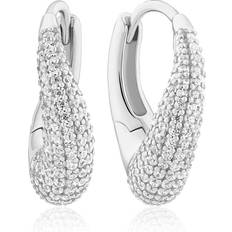 Sif Jakobs Glorenza Piccolo Earrings Silver Vita zirkoner