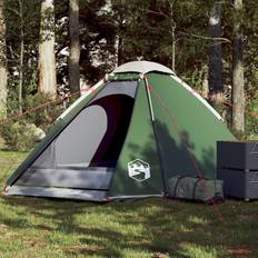 Camping et Plein air vidaXL Tente De Camping À Dôme 4 Personnes Vert Imperméable