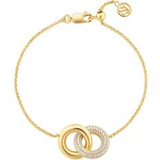 Sif Jakobs Carrara Bracelet Guld Vita zirkoner