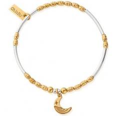 ChloBo Gold and silver luna moon bracelet gmbmnsr4019