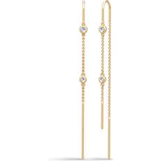 Transparent Øreringe Julie Sandlau Grace Chain Earring Clear