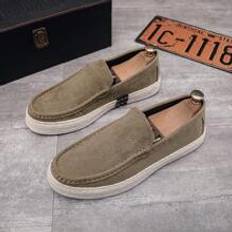 40 ½ - Gröna Loafers Shein Men's Slouchy Woven Loafers, Trendy Slip-On Shoes, Non-Slip & Wear-Resistant