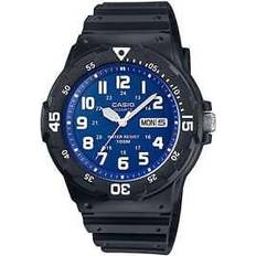 Casio wristwatch mrw-200h-2b2vdf silicone black blue vintage