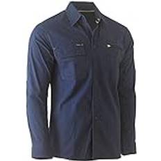 Work Wear Bisley Workwear UKBS6144_BPCT Flex & Move Funktionsshirt g/m² langärmelig, Marineblau