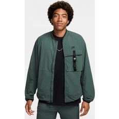 Clothing NIKE Men's Tech Woven Cargo Jacket in Green/Vintage Green 100% Nylon/Taffeta Vintage Green/Black