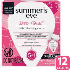 Wipes Intimate Wipes Summer's Eve Sheer Floral 5-in-1 Feminine Wipes