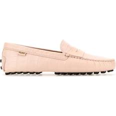 Tod's Low Shoes Tod's Light Pink Leather Loafers