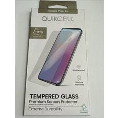 Screen Protectors Quikcell premium tempered glass screen protector for google pixel 6a Clear