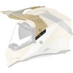 Beige Motorradhelme NOX Visier MotoCrosshelm 312 Block Beige