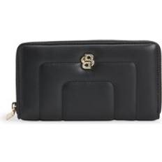 Wallets & Key Holders BOSS Faux-leather quilted wallet with Double B monogram - Black