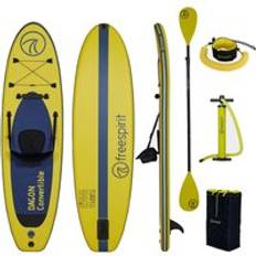 SUP Free Spirit Freespirit Dagon 10ft Inflatable Stand-up Paddle Board Package Watersports Yellow