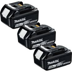 Makita BL1850B 5.0Ah 18V LXT Li-Ion Battery Pack of 3