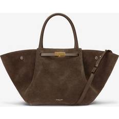 DeMellier The Midi New York in Mocha Suede & Mocha Smooth Leather Shoulder bag