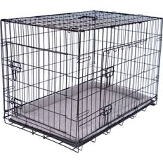 Pretty Pooch Dog Crate Double Door Large 57x63cm