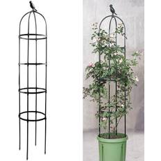 Kunststoff Spaliere Garden trellis for climbing plants, 6ft rustproof metal pipe