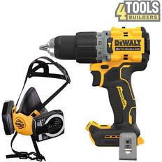 Dewalt dcd805 18v xr brushless powerstack combi drill with half face mask