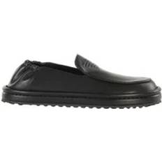 Emporio Armani Men Low Shoes Emporio Armani Embossed Loafers - Black