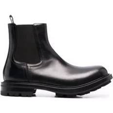 Alexander McQueen Men Boots Alexander McQueen Chelsea Boots, Male, Black, Watson Chelsea Boots