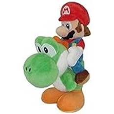 Little Buddy Super Mario plysch Mario och Yoshi plysch, 8 tum