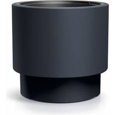 Prosperplast Garden Planter With Insert Heos 46.8 x 46.8 x 44 cm Anthracite