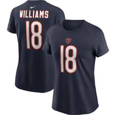 T-shirts Fanatics Nike Women's Caleb Williams Navy Chicago Bears 2024 Nfl Draft First Round Pick Name Number T-Shirt Navy