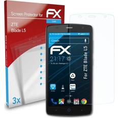 Screen Protectors atFoliX 3x Screen Protection Film ZTE Blade L5