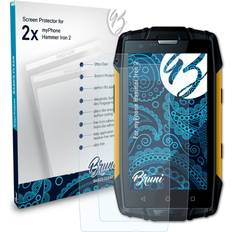 Screen Protectors atFoliX Bruni 2x Protective Film for MyPhone Hammer Iron