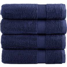 vidaXL Premium Hand 4pcs Bath Towel Blue (100x50cm)