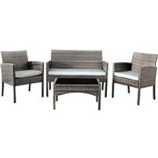 Comfy Living 4 Garden In Cover Outdoor Lounge Set