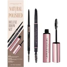 Anastasia Beverly Hills Øjne Eyebrow colour Natural & Polished Deluxe Brow Kit Medium Brown Brow Wiz 0,085 g Brow Definer 0,2 g Clear Brow Gel 7,85 ml 1 Stk
