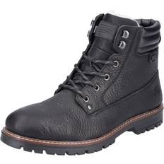 Rieker Hombre Botas de Encaje Rieker Stiefel - Negro