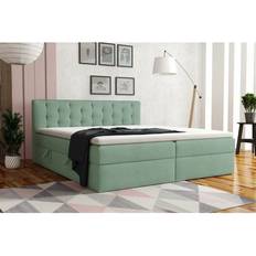 140cm - 200cm Beds Schlafzimmerbett DIAGO 140x200cm Stoff Boxspringbett