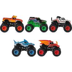 Monster Jam Official Pit Party 5-Pack of 1:64 Scale Trucks, Kids Toys for Boys and Girls Ages 3 and Up