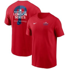 Nike Men's Philadelphia Phillies 2024 Mlb World Tour London Series T-Shirt Red