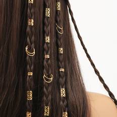 Headbands Shein pcs Goldcolor Dirty Braid Hair Rings Set Braiding Headwear