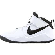 Nike Team Hustle D9 PS White, Sko, Træningssko, Basketball, Hvid, 28,5