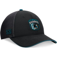 Fanatics Caps Fanatics Men's Black San Jose Sharks 2024 NHL Draft On Stage Trucker Adjustable Hat