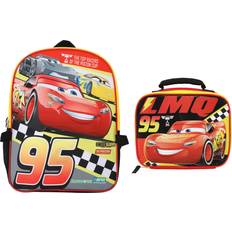 Red School Bags BioWorld Boys' Cars Backpack Set Little Big Kid Red, OneSize