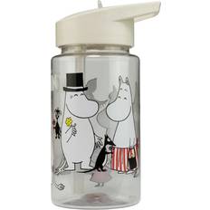 Rätt Start Mumin Familj, Vattenflaska i plast, beige