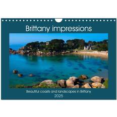 Calvendo 2025 Brittany Impressions Wall Calendar A4 Landscape