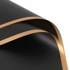 Plastic Gift Wrapping Papers Shein pcs Black Floral Gift Wrapping Paper
