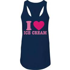 Tank Tops Shein Nearly There Love Ice Cream Graphic Ladies Cotton Tank Top