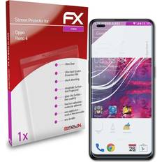 Screen Protectors atFoliX glass protective film for oppo reno 4 glass protector 9h hybrid-glass