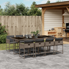 8 Matgrupper vidaXL 9 Patio Dining Set