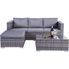 Leaper Corner Garden Outdoor Lounge Set