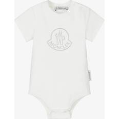 Moncler Bodysuits Moncler Moncler Enfant Ivory Embroidered Cotton Bodyvest 12-18 month